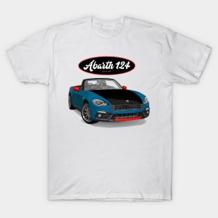 ABARTH 124 Azzurro T-Shirt